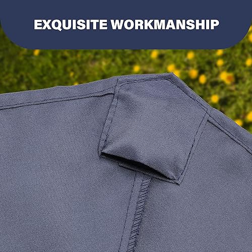 Miniatura 5 de YSSOA Toldo de repuesto para sombrilla de patio de 9 pies solo para 8 varillas, color azul oscuro