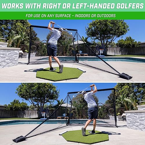 Miniatura 5 de GoSports Elite Shank Net - Accesorio de golf compatible con redes de golf GoSports Elite y redes de carcasa GoSports Simulator