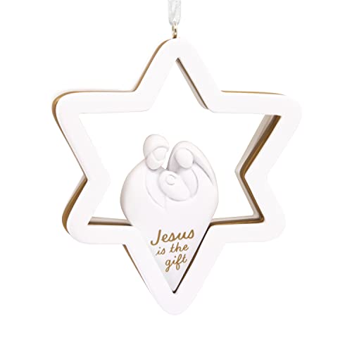 Hallmark 0003HCM3282 Dayspring Jesus Is The Gift Star Christmas Ornament cover