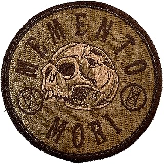Memento Mori - Remember Death - Embroidered Morale Patch (Multicam) - F-Bomb F Morale Gear