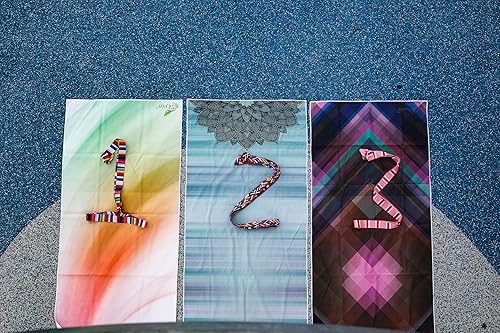 Miniatura 2 de Toalla de yoga caliente, funda antideslizante para esterilla de yoga, ecológica, bolsillos exclusivos que cubren cada esquina de la esterilla,