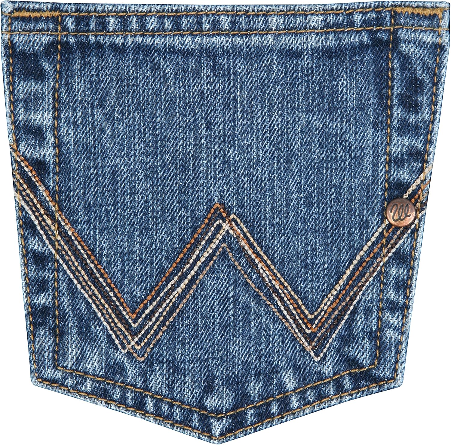 Wrangler Women’s Cash Mid Rise Vented Hem Ultimate Riding Jean