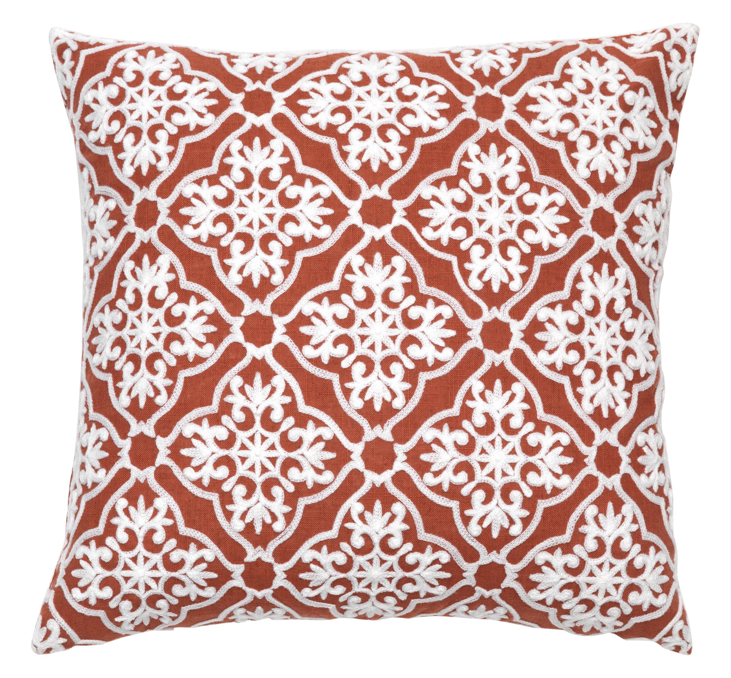 Popular Bath Throw Pillow, Jolene Collection, Spice