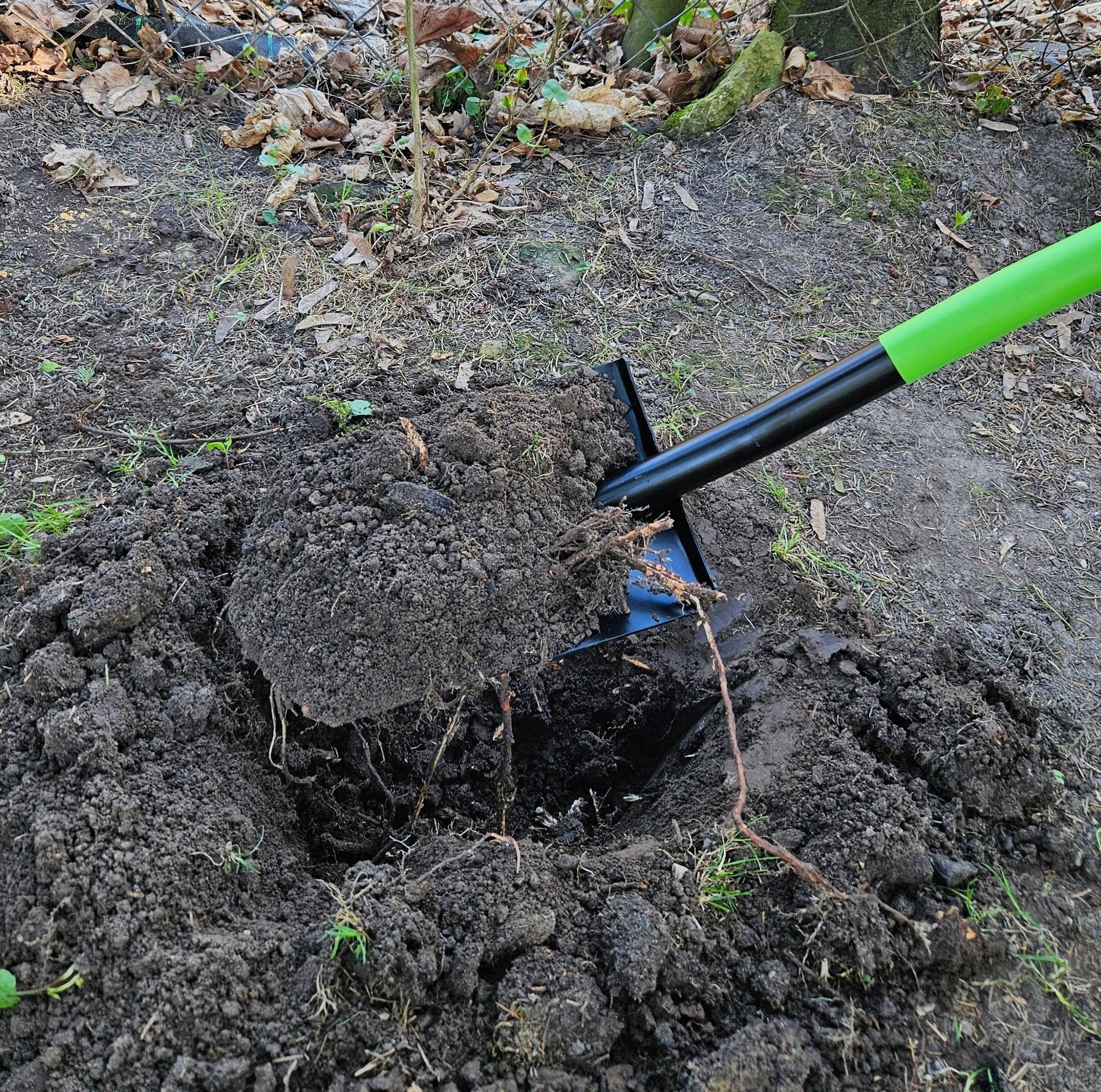 Mivos Piccola paletta a punta – mini vanga a punta per lavori di giardinaggio e costruzione – vanga corta – vanga pionieristica