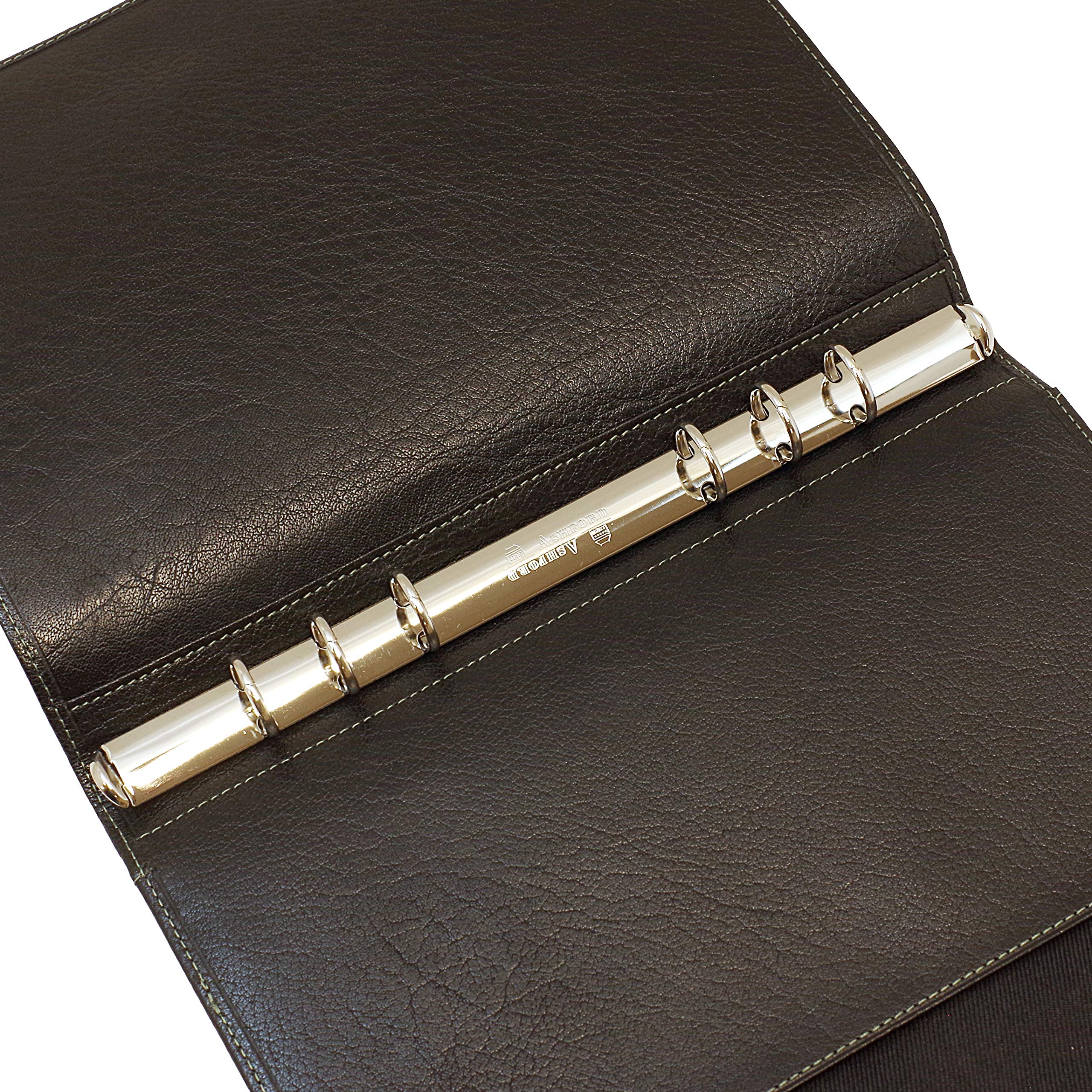 ASHFORD A5 リング式ファイル 黒　システム手帳 Simple LineⅡ A5 30mm［3114］ システム手帳商品一覧 ASHFORD