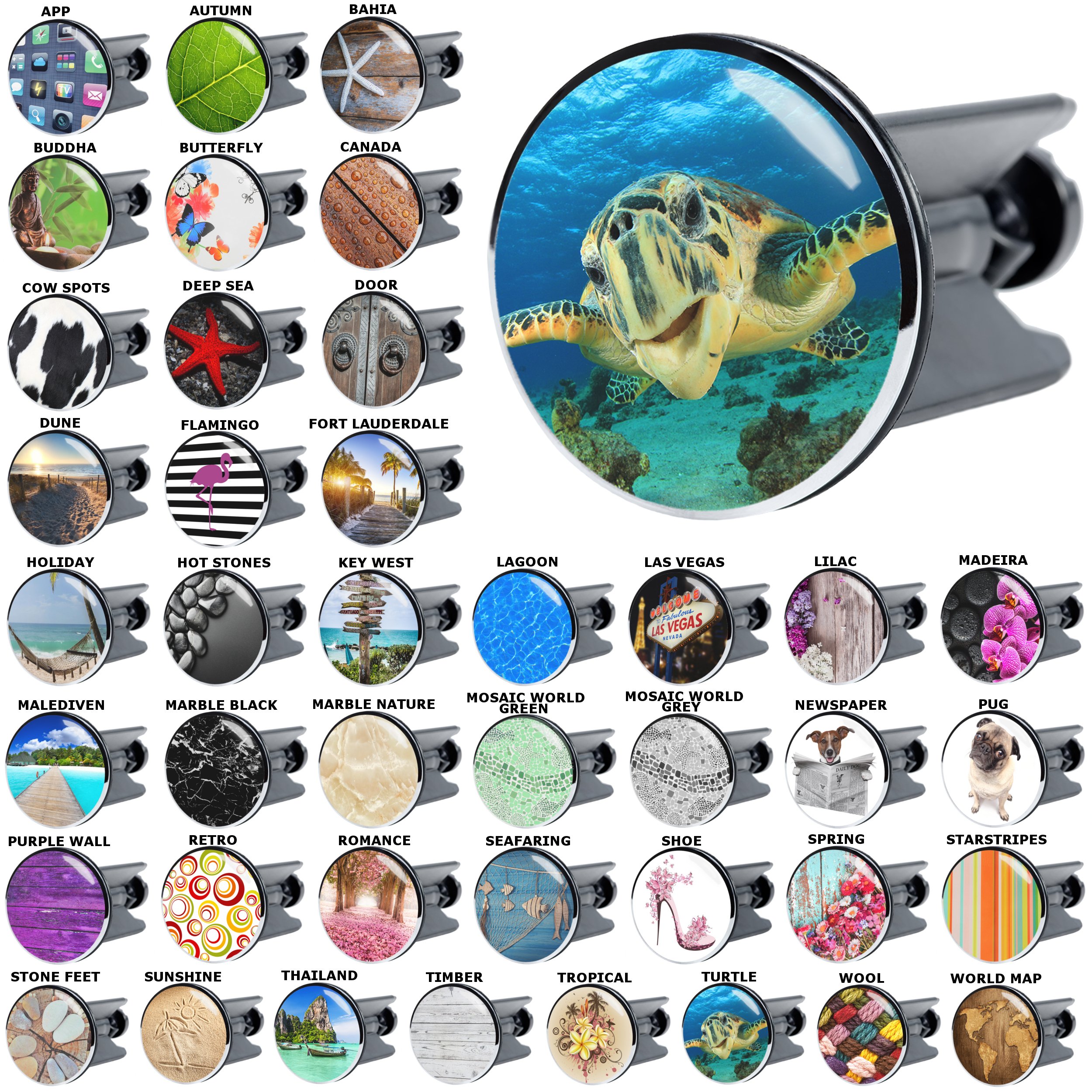 Sanilo Wash Basin Plug, Wide Choice of Beautiful Sink Plugs, Easy to Insert into the Wash Basin (Turtle)