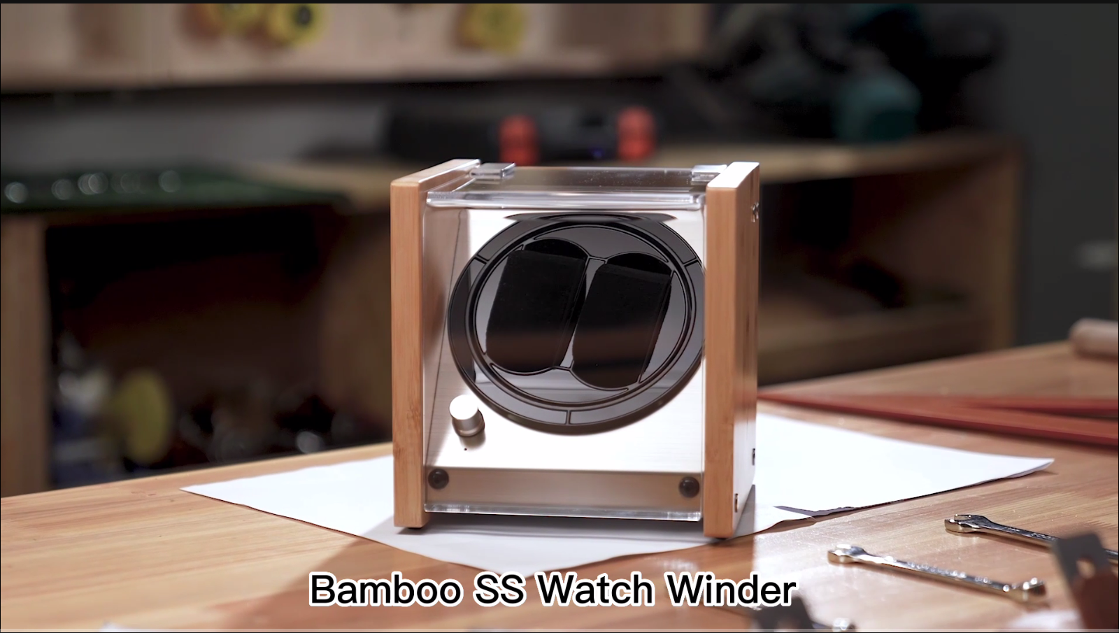 Amazon.com: Watch Winder Smith Real Bamboo Double Watch Winders