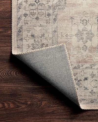 Miniatura 8 de Loloi II Hathaway HTH-03 - Alfombra decorativa con estampado de Java, diseño tradicional, 2 x 5pies