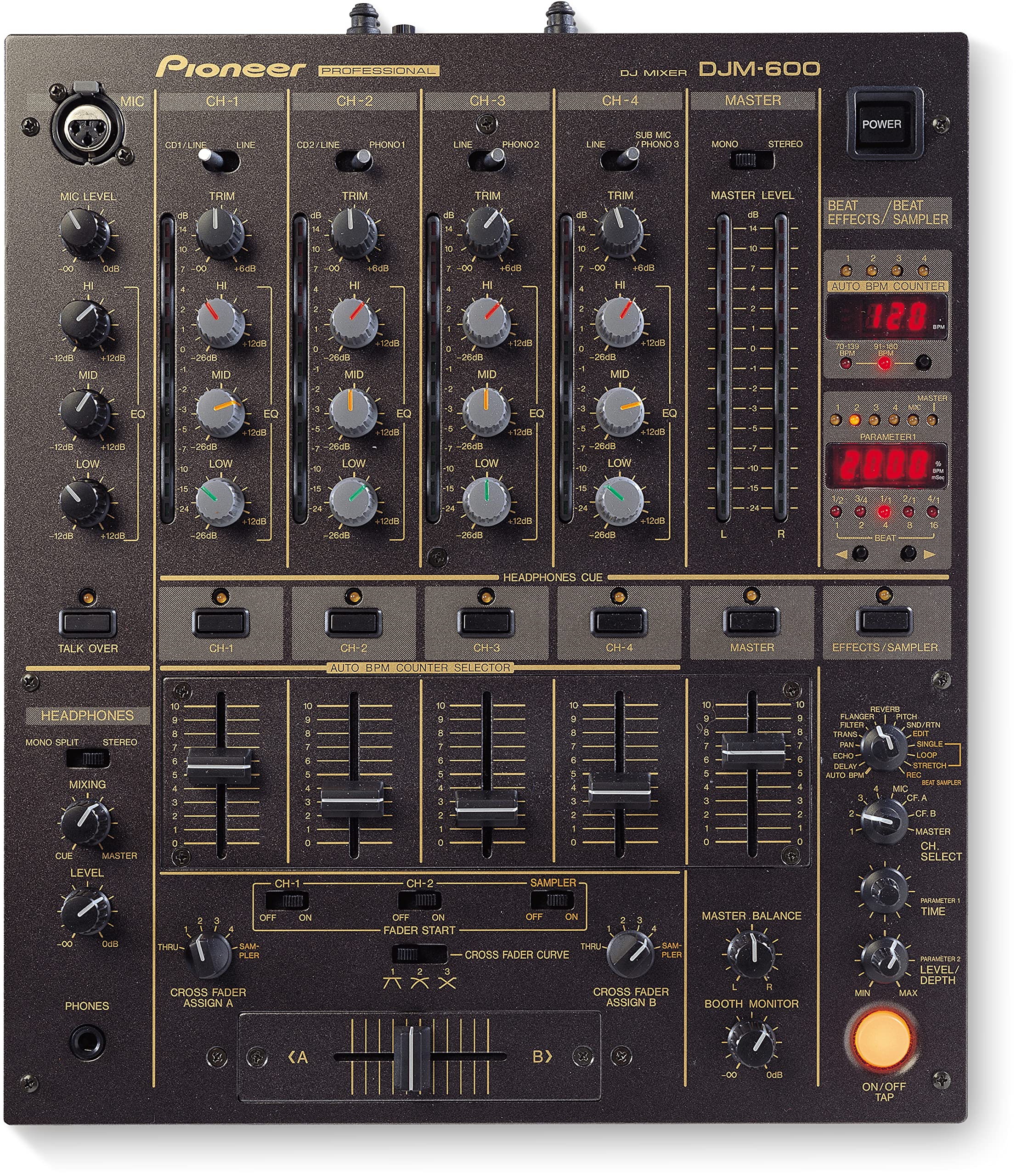 【美品】Pioneer DJM-600 DJミキサー Pioneer DJM-600-K Pro Dj Mixer (Black) : Amazon.in: Musical