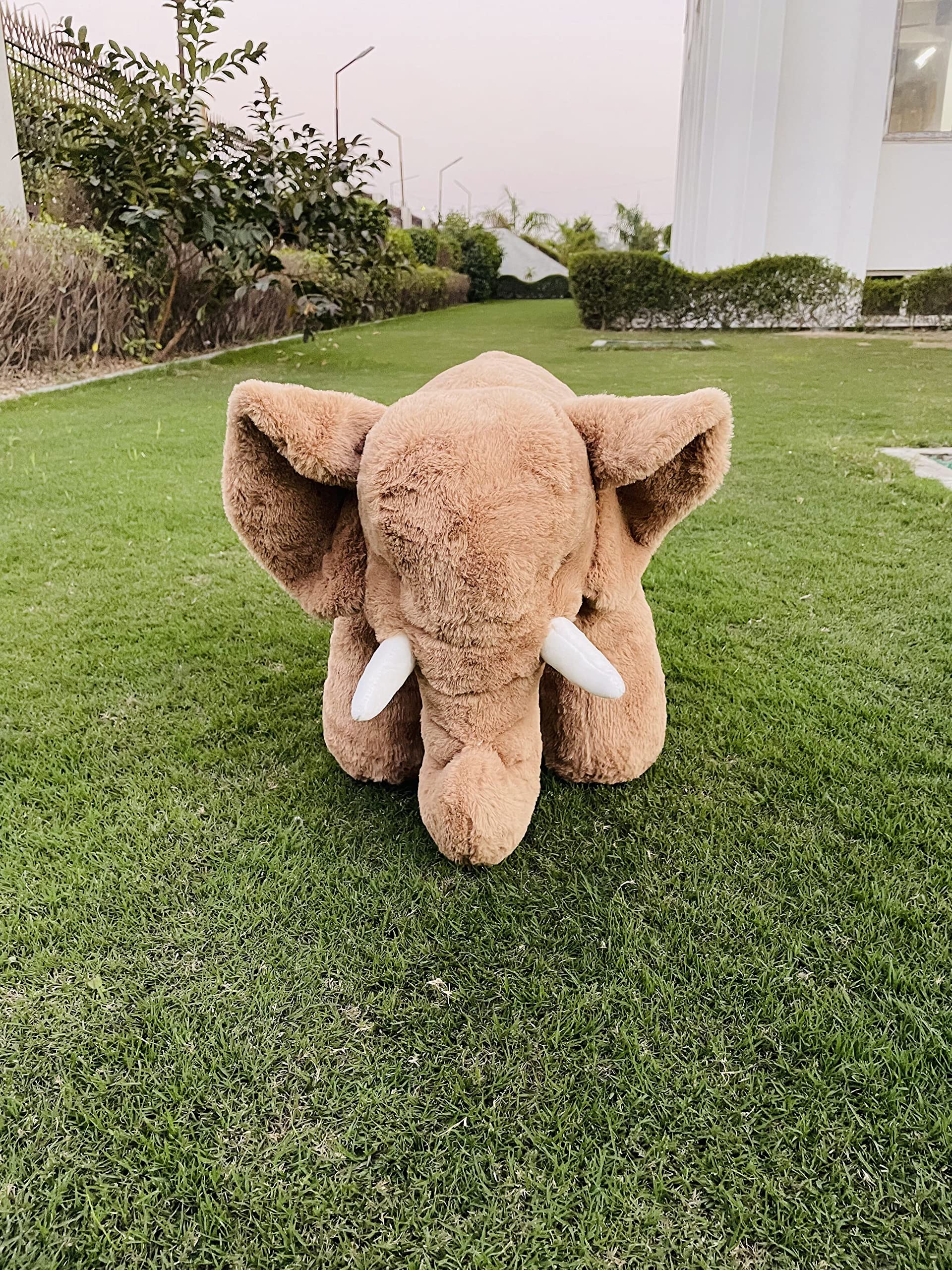 Lilted Fun Zoo Super Soft 50cm Height Stuffed Royal Elephant - Polyfill Washable Cuddly Soft Plush Toy - Helps to Learn Role Play - 100% Safe for Kids (Brown) (B09TFHYC8K) Amazon Price History, Amazon Price Tracker