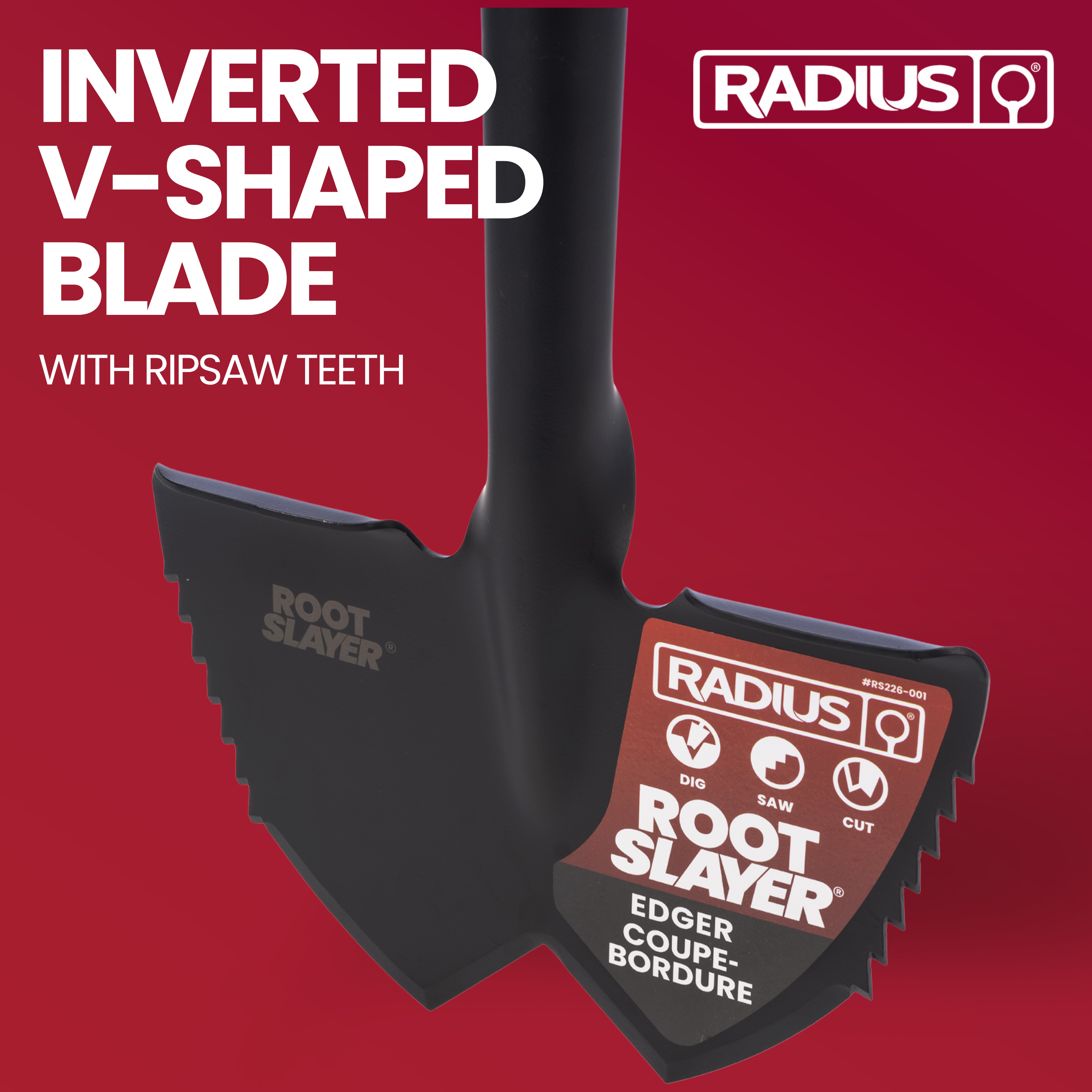 Amazon.com : Root Slayer RS226 Serrated Garden Edger for