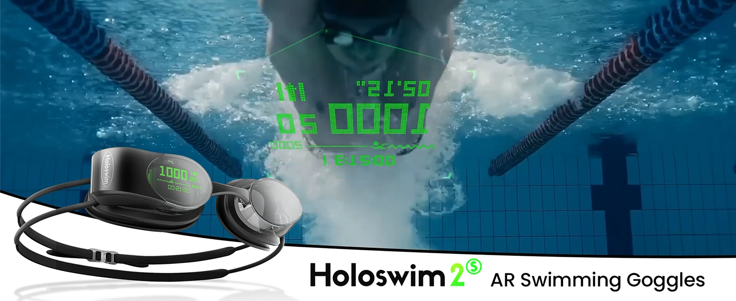 Amazon.com: Holoswim 2S Smart Swim Goggles, Digital Real-time Data
