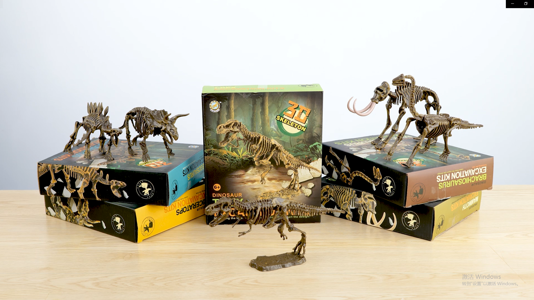 WANGCL 12 Squelettes De Dinosaures à Déterrer – Fossiles Miniatures En PVC – Jeu Archéologique Éducatif – Dès 6 Ans