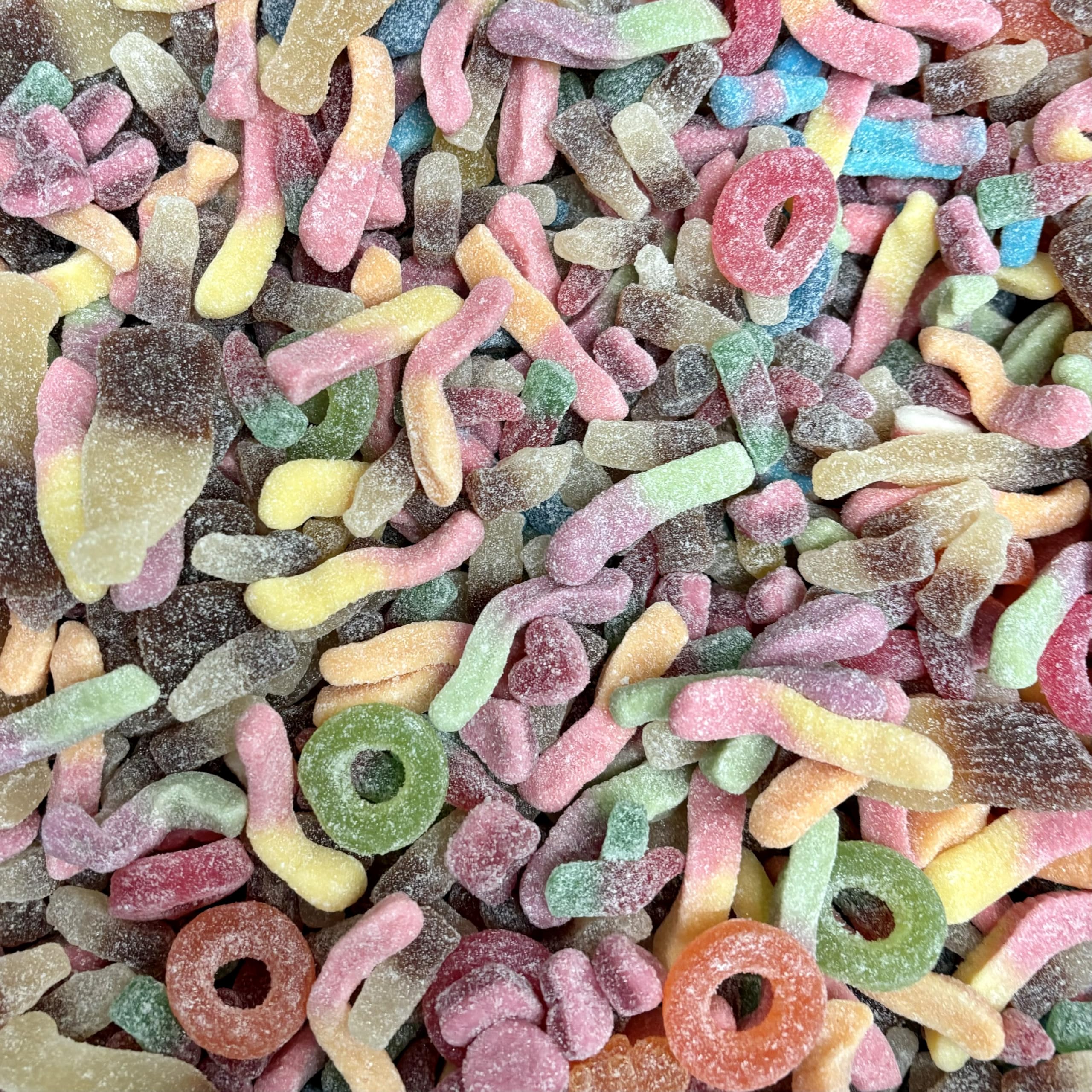 Halal Fizzy Sweet Mix 1kg Share Bag By The Gourmet Sweet Company