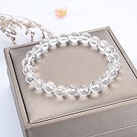 Vista 3 de Cherry Tree Collection Gemstone Beaded Stretch Bracelet 8mm Round Beads 7