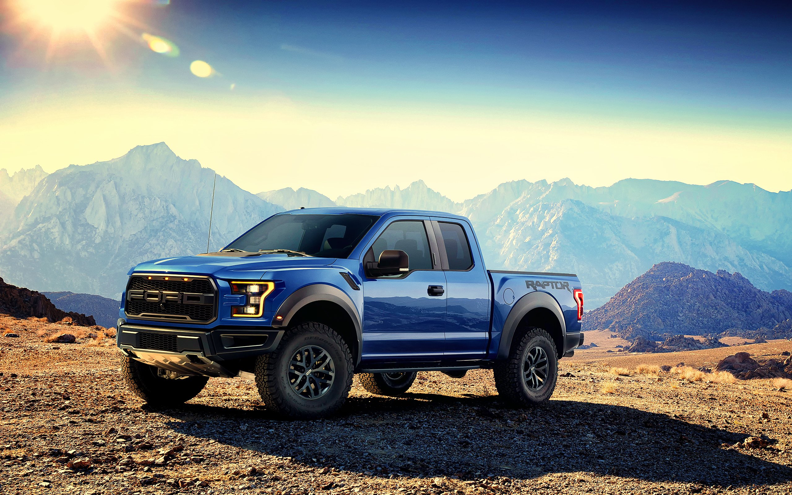 Amazon.com: Iconic Arts Laminated 42x24 Poster: Ford f 150 Raptor