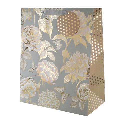 Hallmark Large Gift Bag - Foiled Floral Design