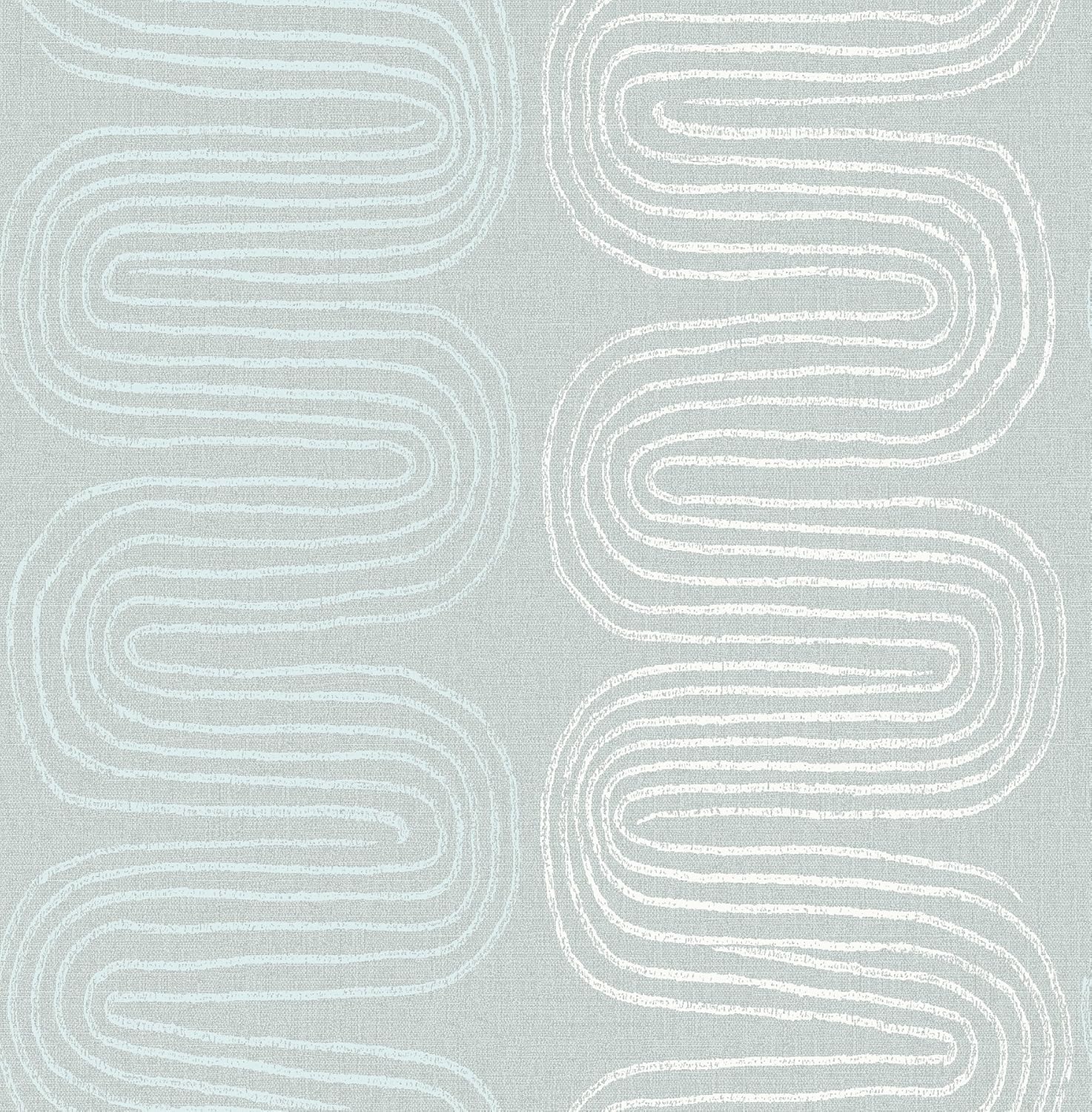 A-Street Prints 2793-24743 Zephyr Abstract Stripe Wallpaper, Light Blue
