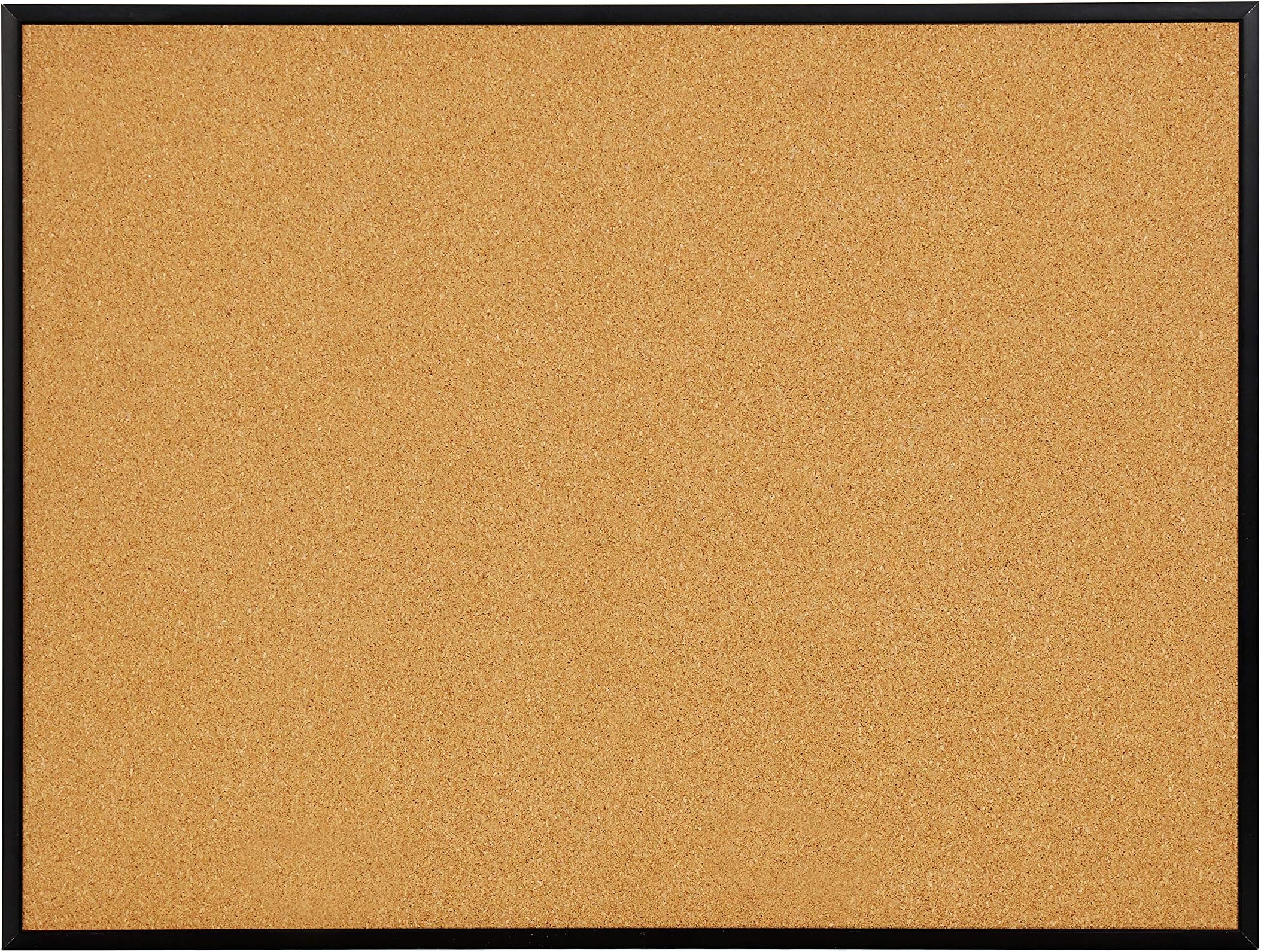 INNOVART Cork Bulletin Board 48"X36", Corkboard with Black Aluminum Frame, Cork Notice Board with 10 Push Pins, Wall Mounted Office Board, Cork Board Pin Board Bulletin Board for Home, Office, School