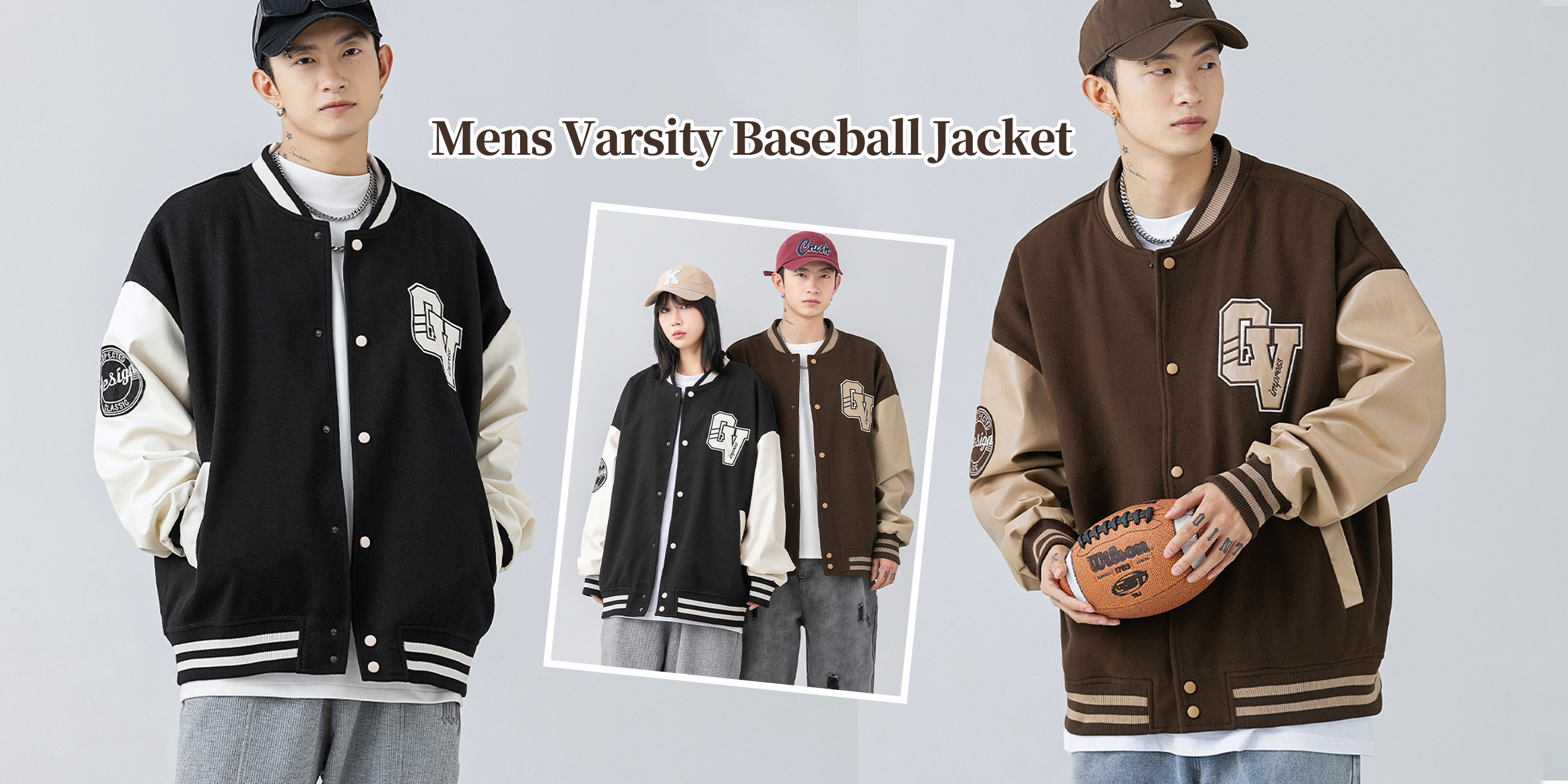 Polo Ralph Lauren THE ICONIC LETTERMAN JACKET - Blouson Bomber - black/noir