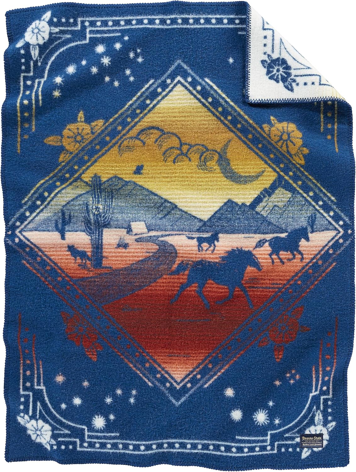 Buy 1 get 1 Pendleton Jacquard Whipstitched Muchacho Wind Riders Blanket for Kids