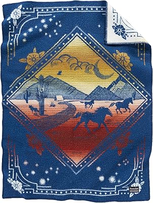 Pendleton Jacquard Whipstitched Muchacho Wind Riders Blanket for Kids