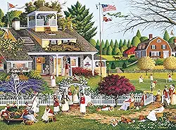 Buffalo Games - Silver Select - Charles Wysocki - Amor - Quebra-cabeça de 1000 peças para adultos quebra-cabeça desafiador perfeito para noites de jogo - Tamanho final 67 x 40