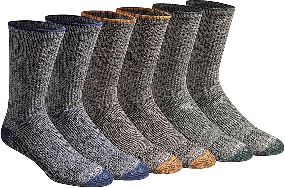 Dickies Men's Dri-Tech Original Moisture Control Crew Socks, Available in M-XXL (6, 12, 18 Pairs) Dickies Men's Dri-Tech Original Moisture Control Crew Socks, Available in M-XXL (6, 12, 18 Pairs)