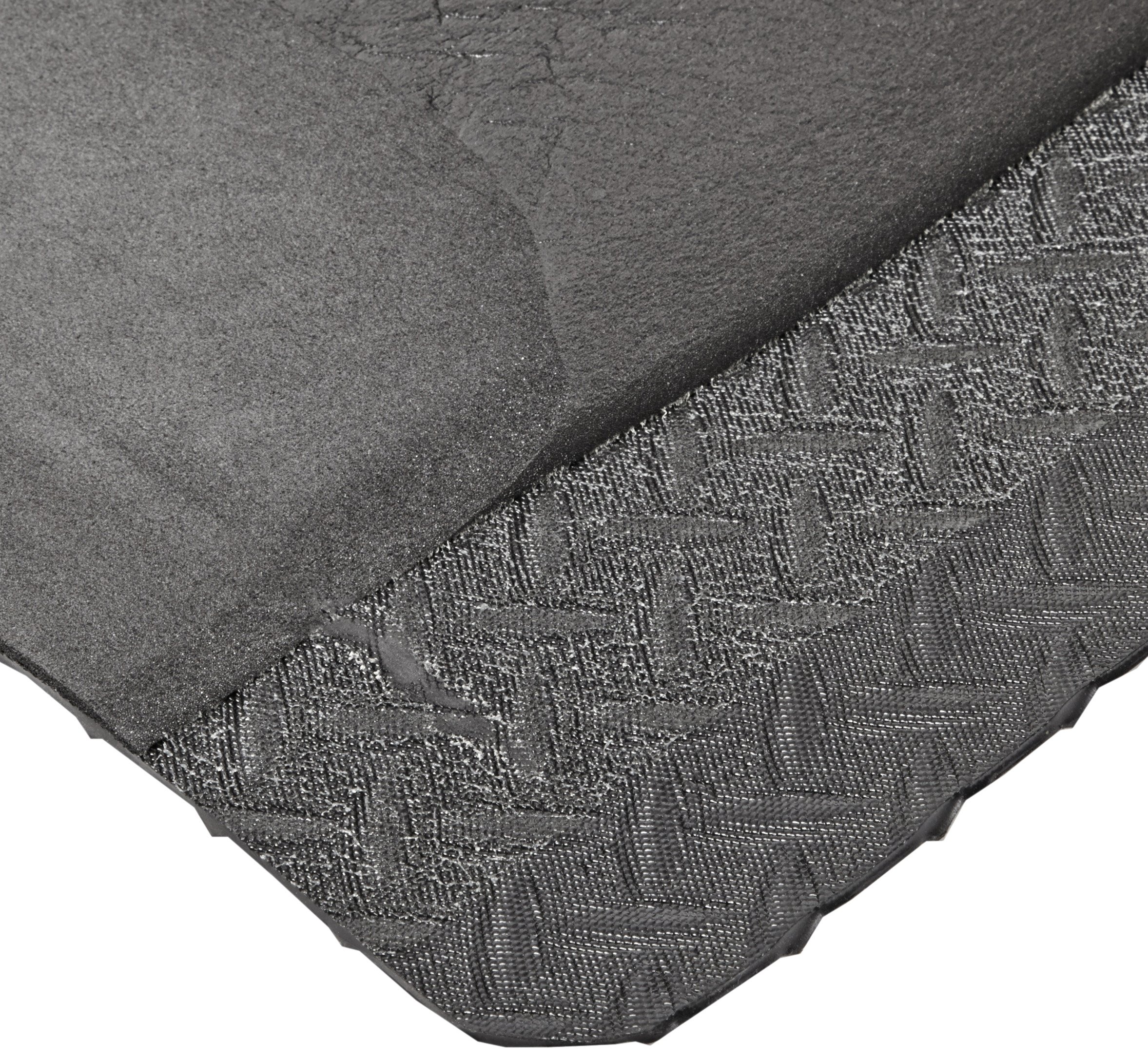 NoTrax 510 Diamond-Tuff™ Max Fatigue/Ant-Slip Mat, 3' X 5' Black/Yellow