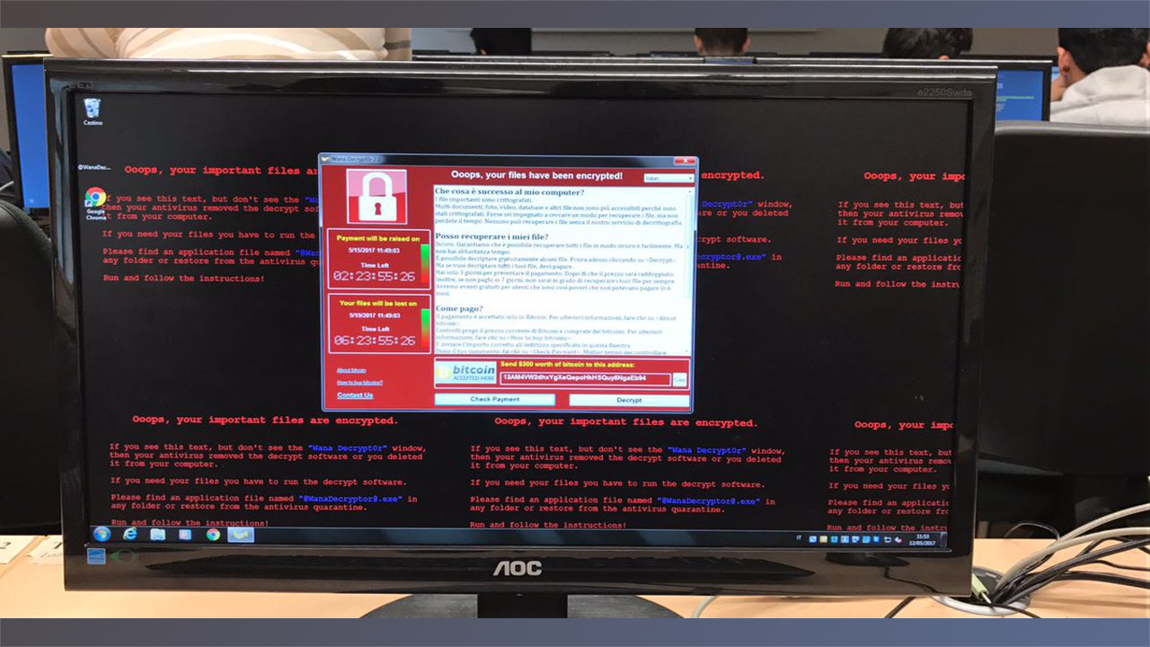 wannacry e notpetya sono due