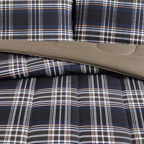 Miniatura 8 de Wrangler - Juego de funda de edredón tamaño King, Juego de ropa de cama reversible con fundas a juego, decoración casual del hogar (pisos de ciudad