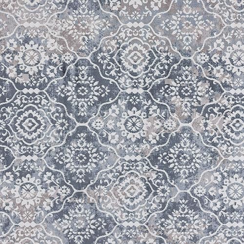 Miniatura 9 de Jersey Blue - Alfombra grande de 9 x 12 pies, 9 x 12, alfombra de área para sala de estar, comedor, alfombra de dormitorio, alfombra de cocina,