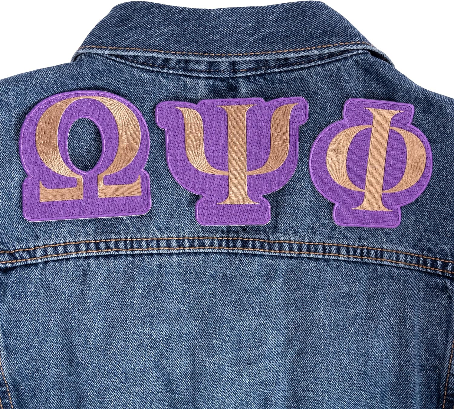 Desert Cactus Omega Psi Phi Patch – Embroidered Iron On/Sew On Applique for Blazers, Jackets, Backpacks, Bags, Hats & Tactical Gear – OPP Omega Ques (Design I) (Pack of 2)