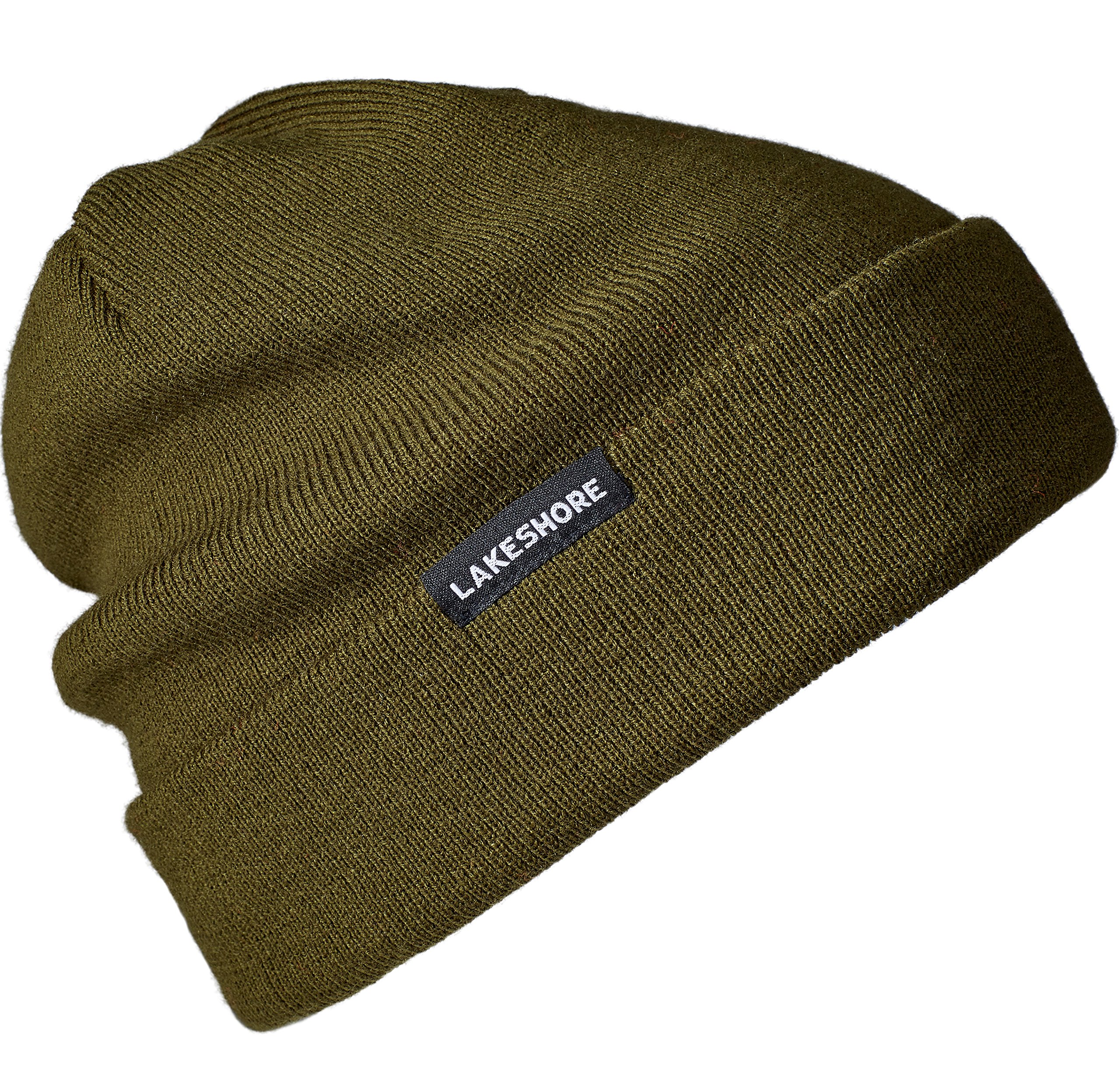 Lakeshore® Berretto da Caccia Reversibile I Cappello ad Alta visibilità per la Caccia in Battuta I Arancione/Verde Oliva