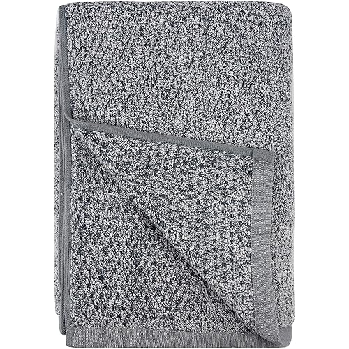 Everplush Diamond Jacquard Bath Sheet in Dusk