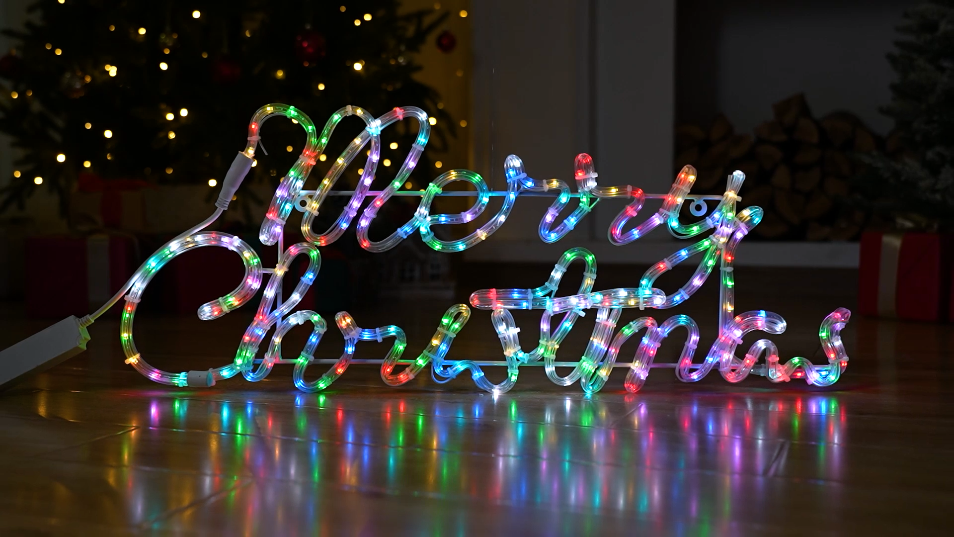 Amazon.com : Rossesay Outdoor Lighted Merry Christmas Sign Decor