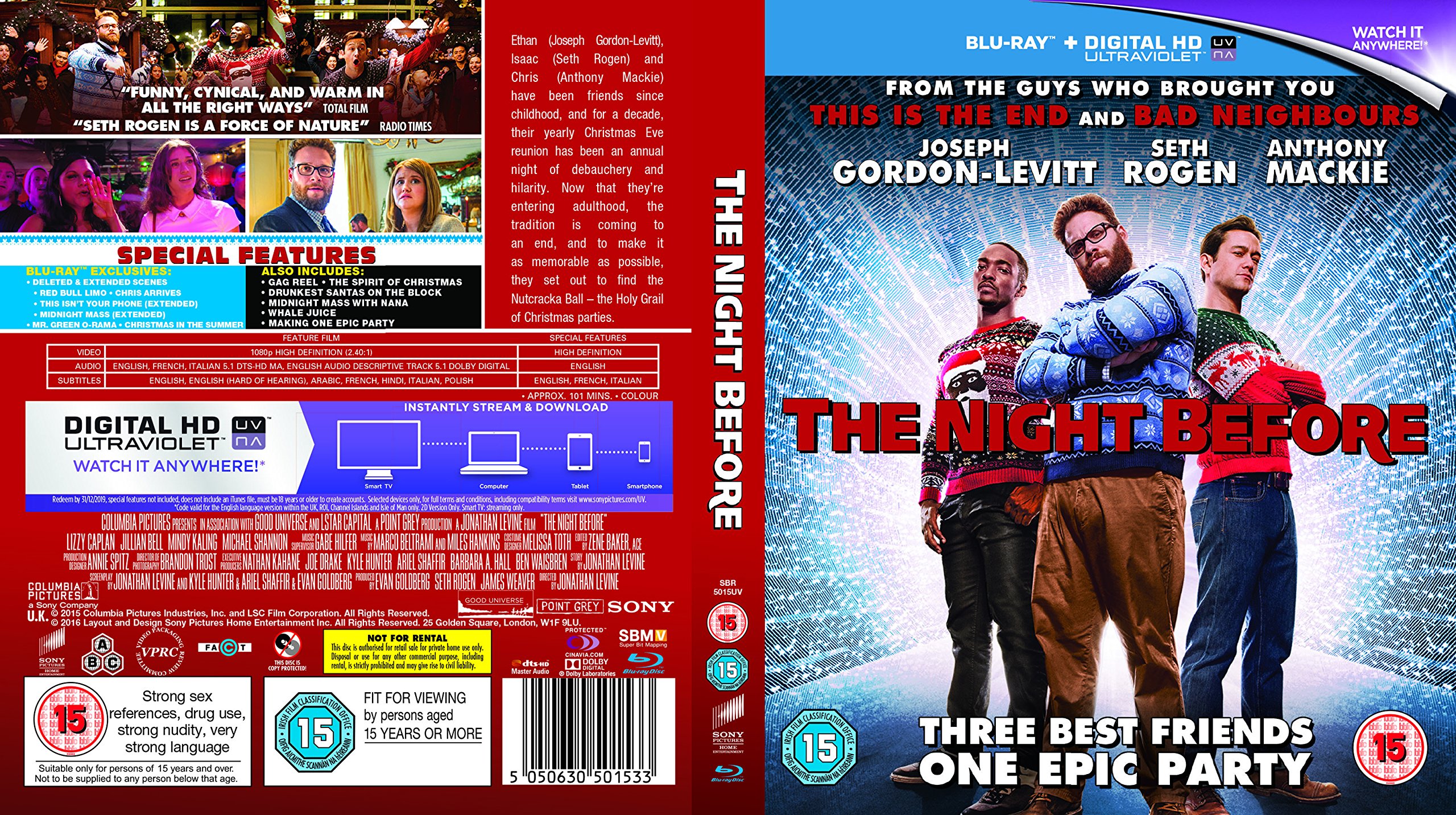 The Night Before [Blu-ray + Digital]