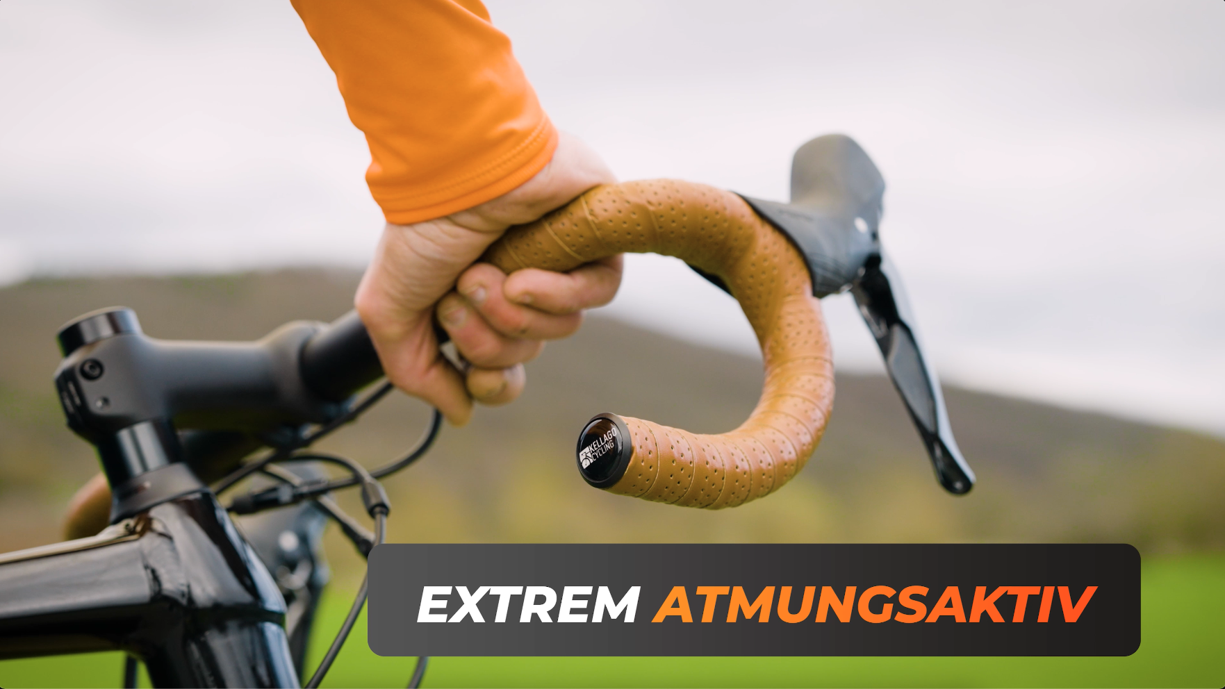 Kellago Profi-Lenkerband in Lederoptik schwarz, braun, weiß, inkl. Endkappen, E-Book & 4x Klebestreifen für Rennrad oder Gravelbike Sport & Freizeit