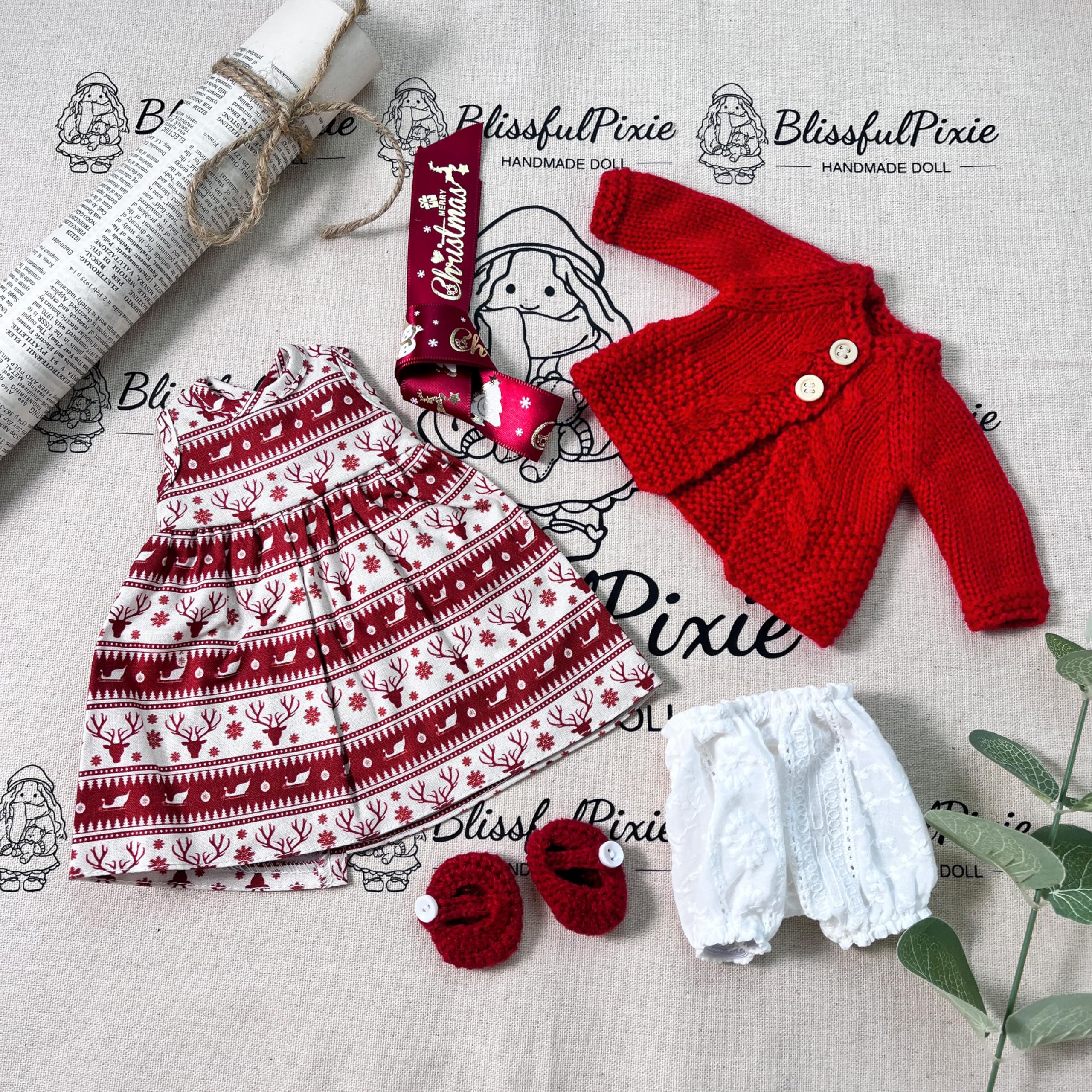 Amazon.co.jp: BlissfulPixie 手作り ウォルドルフ 人形の服