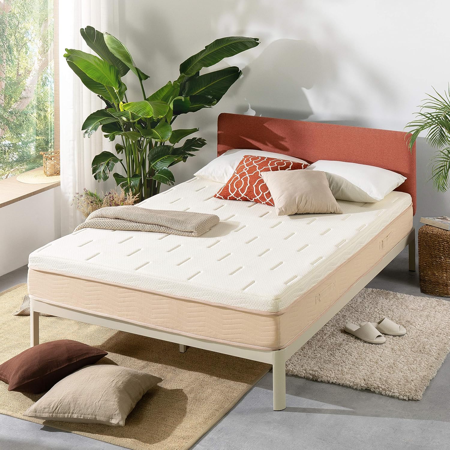 Mellow 10 Inch HAVN Memory Foam Mattress, Made in USA, CertiPUR-US Certified Non-Toxic Foams, Oeko-TEX Certified Eco Cover, Bamboo Charcoal Odor and Moisture Control, Quilted Comfort Top, Full Full 10 Inch