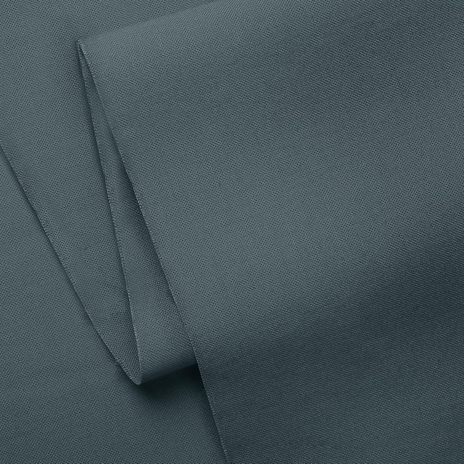 Craftido-19 Options-100% Cotton Fabric by The Yard in Solid Color 44”Wide by 3yd (9 ft) -Medium Weight 5.2 oz-Soft Cotton for Quilting, Sewing, Crafts, Binding, Backing and Lining - Grey
