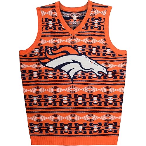 FOCO NFL Aztec Ugly Sweater Vest