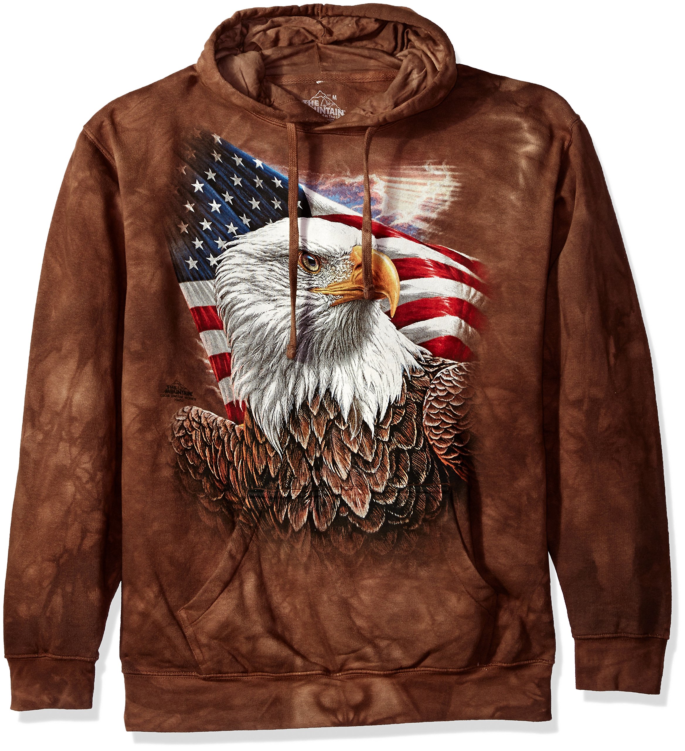 unisex-adult Independence Eagle Hooded Sweatshirt T-Shirt (pack of 1)