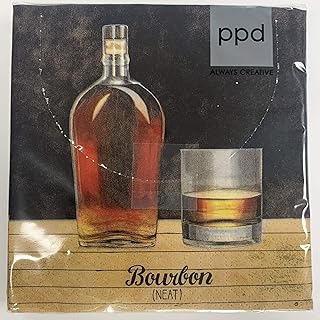PaperProducts Design Bourbon Beverage Napkins (20 Counts)
