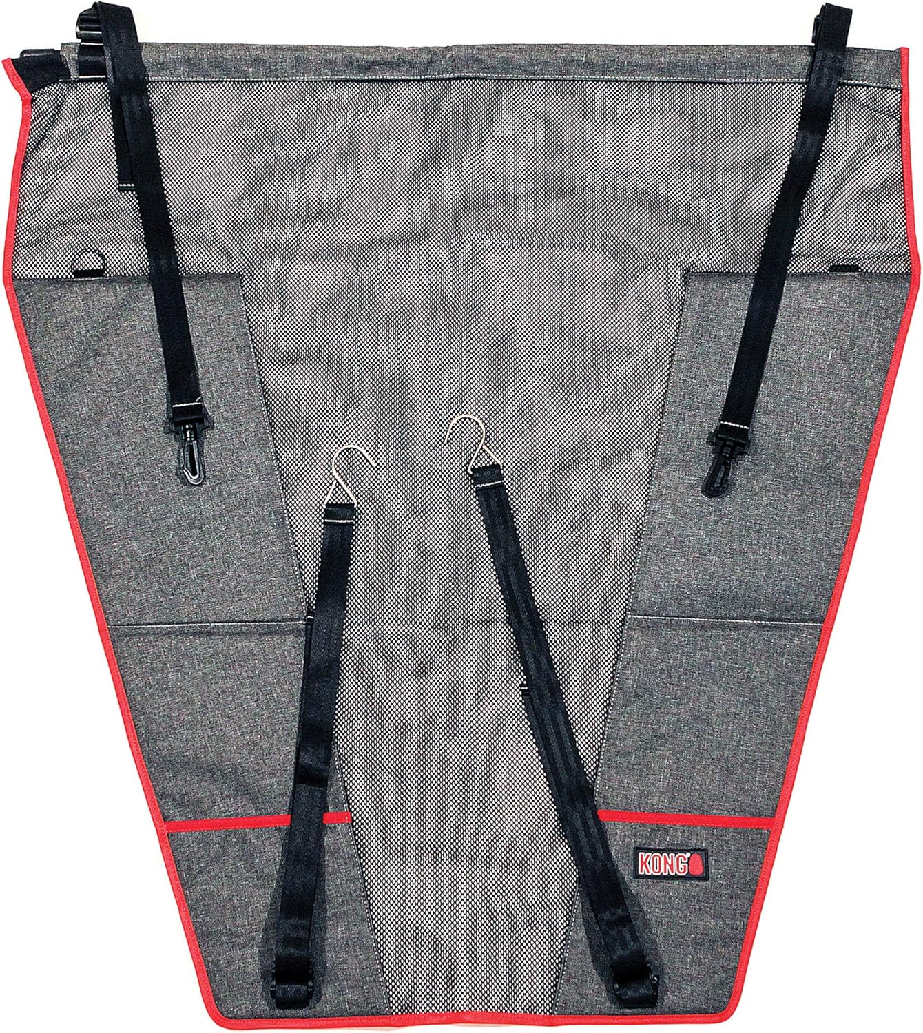 KONG Dog Car Barrier - Protective Mesh Net Car Seat Divider for Pets with Adjustable Straps : Pet Supplies
