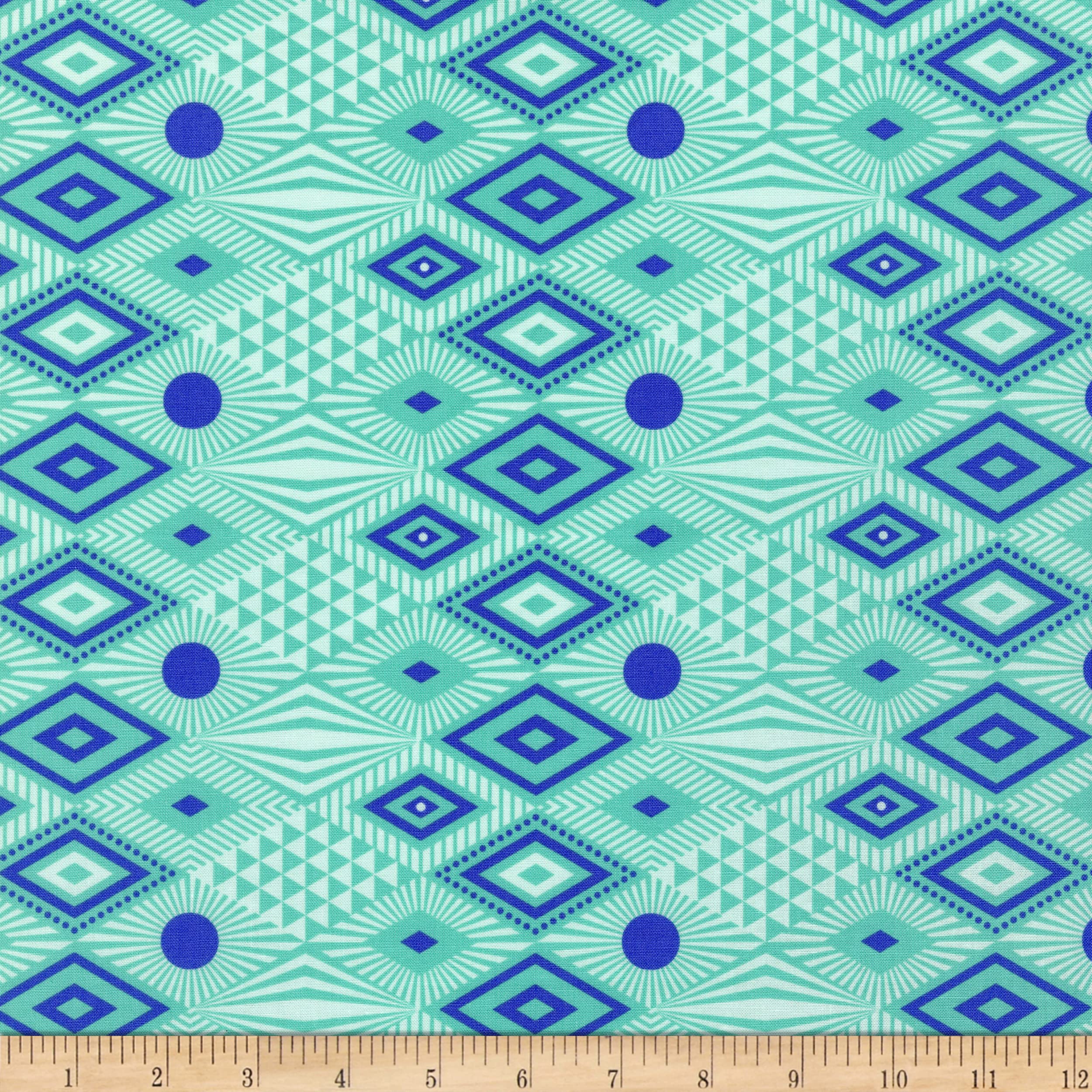 FreeSpirit Tula Pink Daydreamer Lucy Fabric, Lagoon