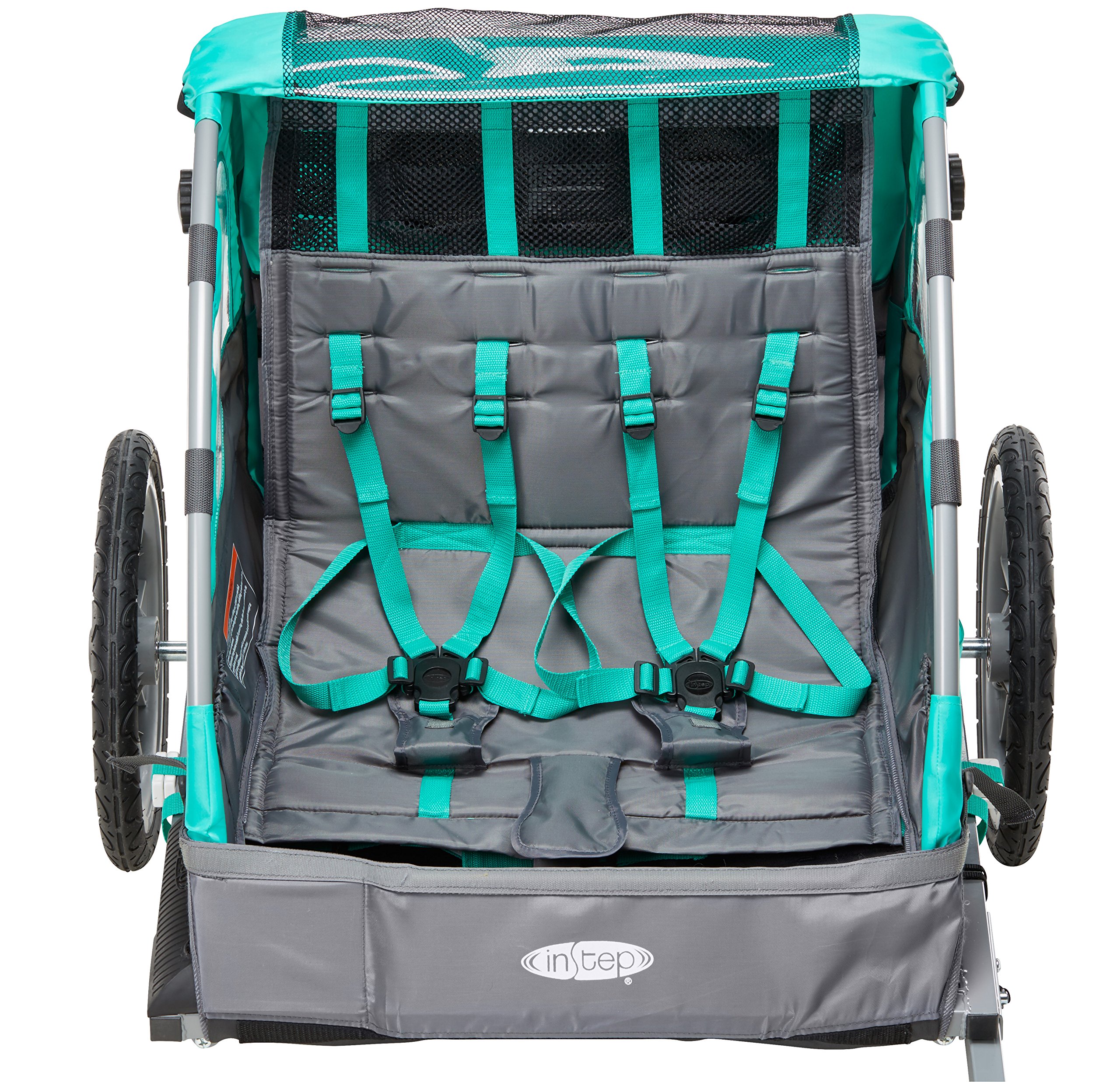 instep quick n ez double bicycle trailer