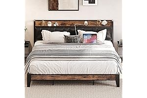 LIKIMIO King Bed Frame: Elevate Your Sleep with Storage and Convenience