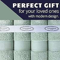 Vista 4 de Juego de 2 toallas de baño de lujo de La Hammam para baño, spa, gimnasio, ducha, piscina, dormitorio universitario Toallas de baño turcas