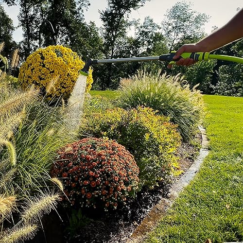 Miniatura 6 de Flexzilla Boquilla de jardín - Varita de riego ajustable de 3 patrones de 28", NFZG70, ZillaGreen